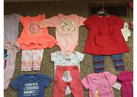 Baby Girl Clothing (Newborn-6/9 months)